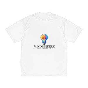Mindbinderz Logo Performance T-Shirt — Brainwave Lightbulb Design